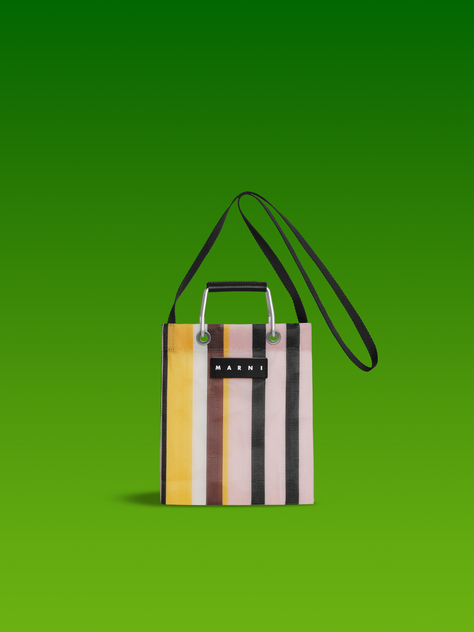 ローズソルベ MARNI MARKET STRIPE MINI SHOULDER BAG | Marni