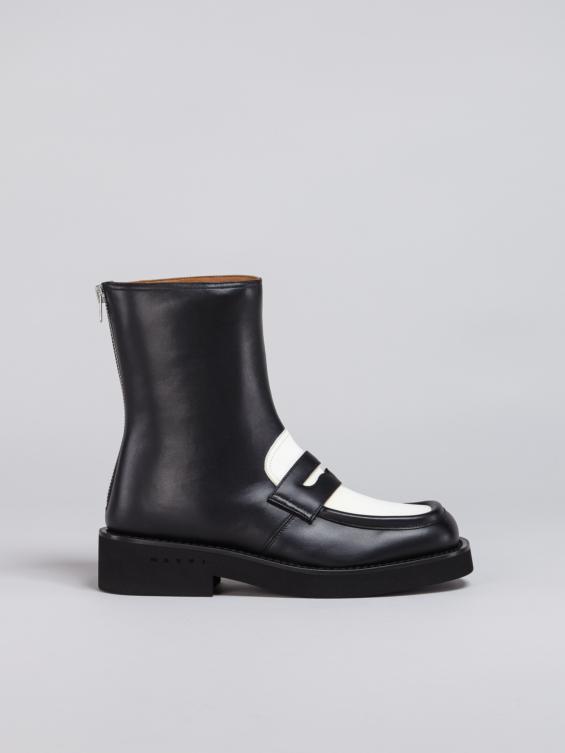 marni leather ankle boots