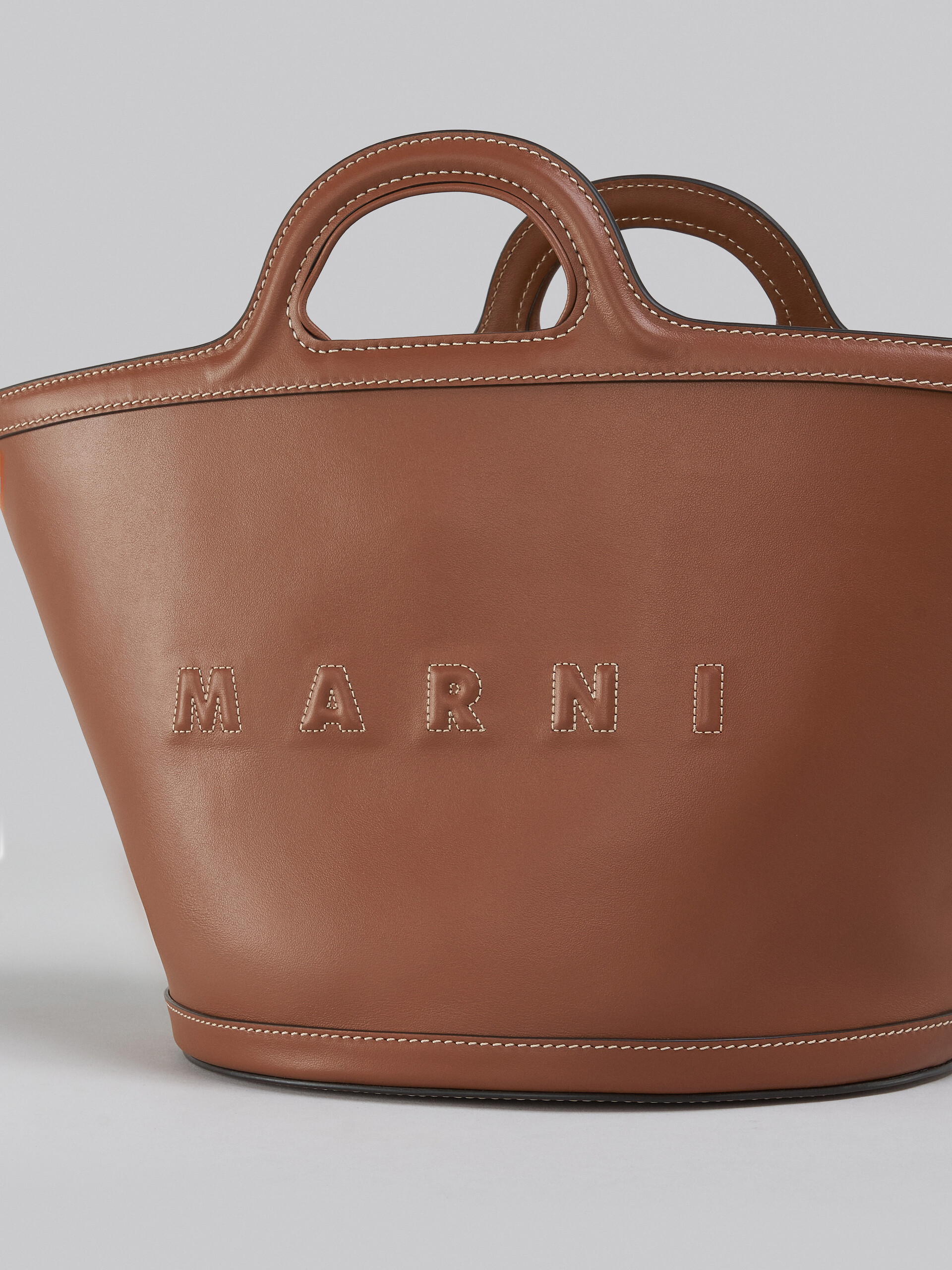Marni Tropicalia Small Leather Tote Bag