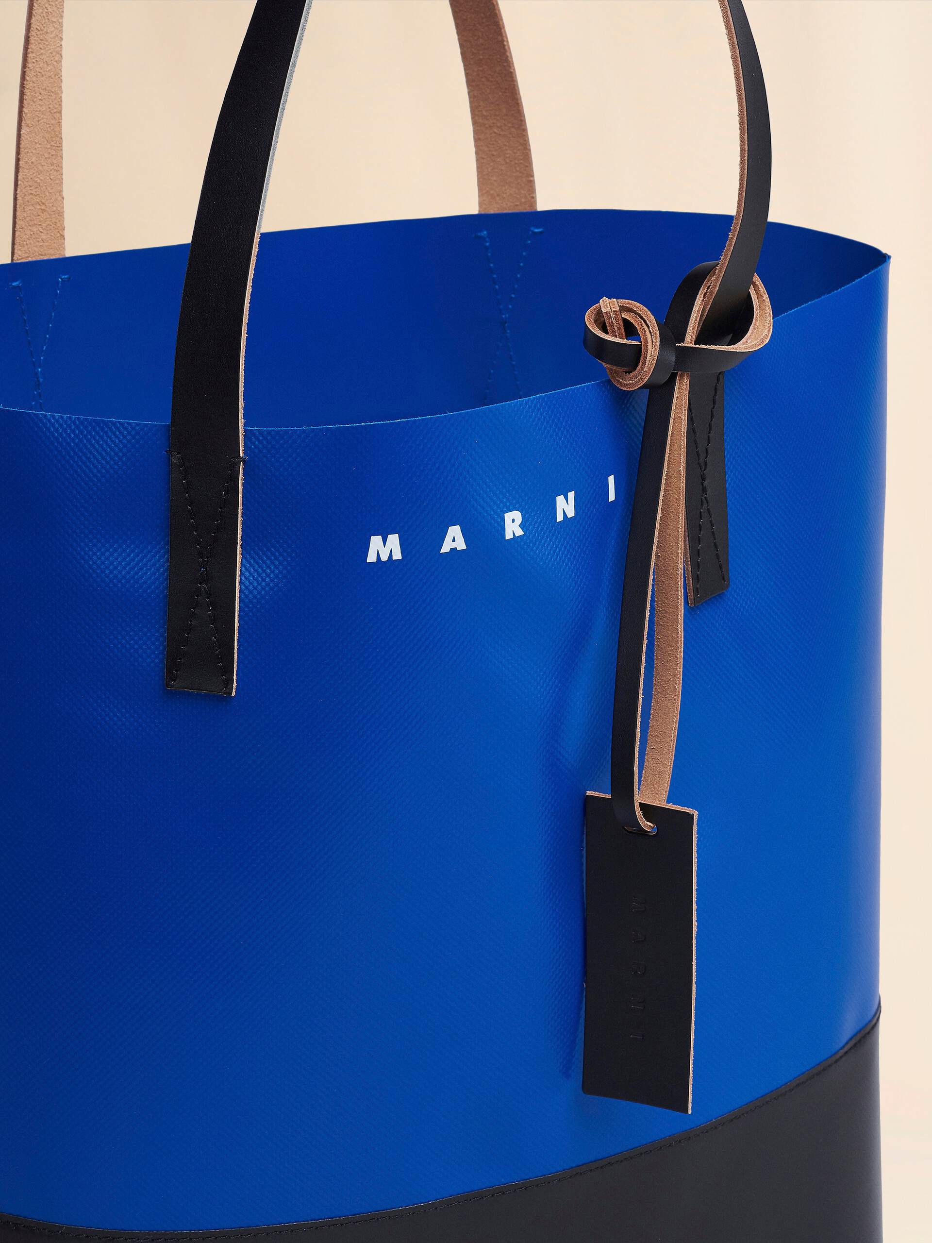 Borsa shopping Tribeca in blu e nero - Borse shopping - Image 3