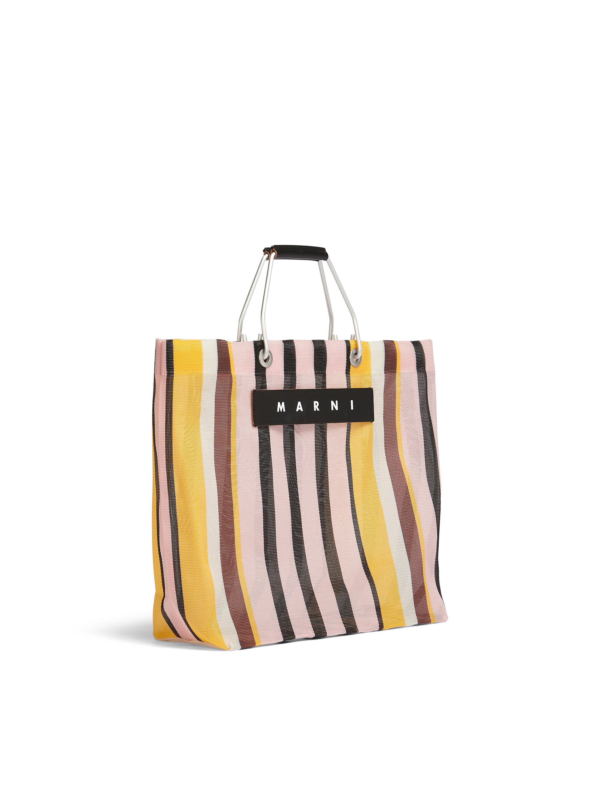 MARNI MARKET STRIPE multicolor pink bag | Marni