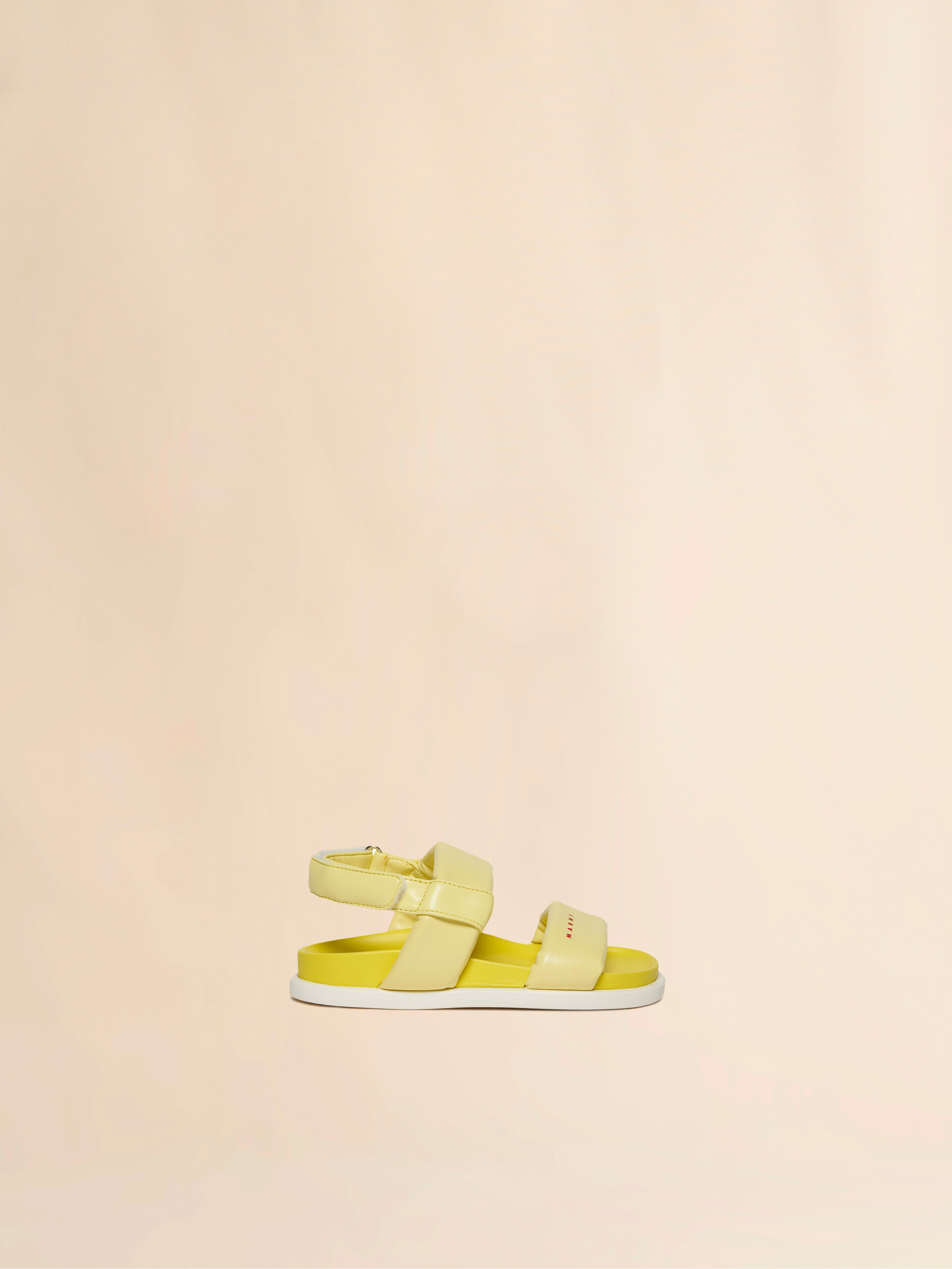 Fussbett slingback in tessuto spalmato giallo - Sneakers - Image 1