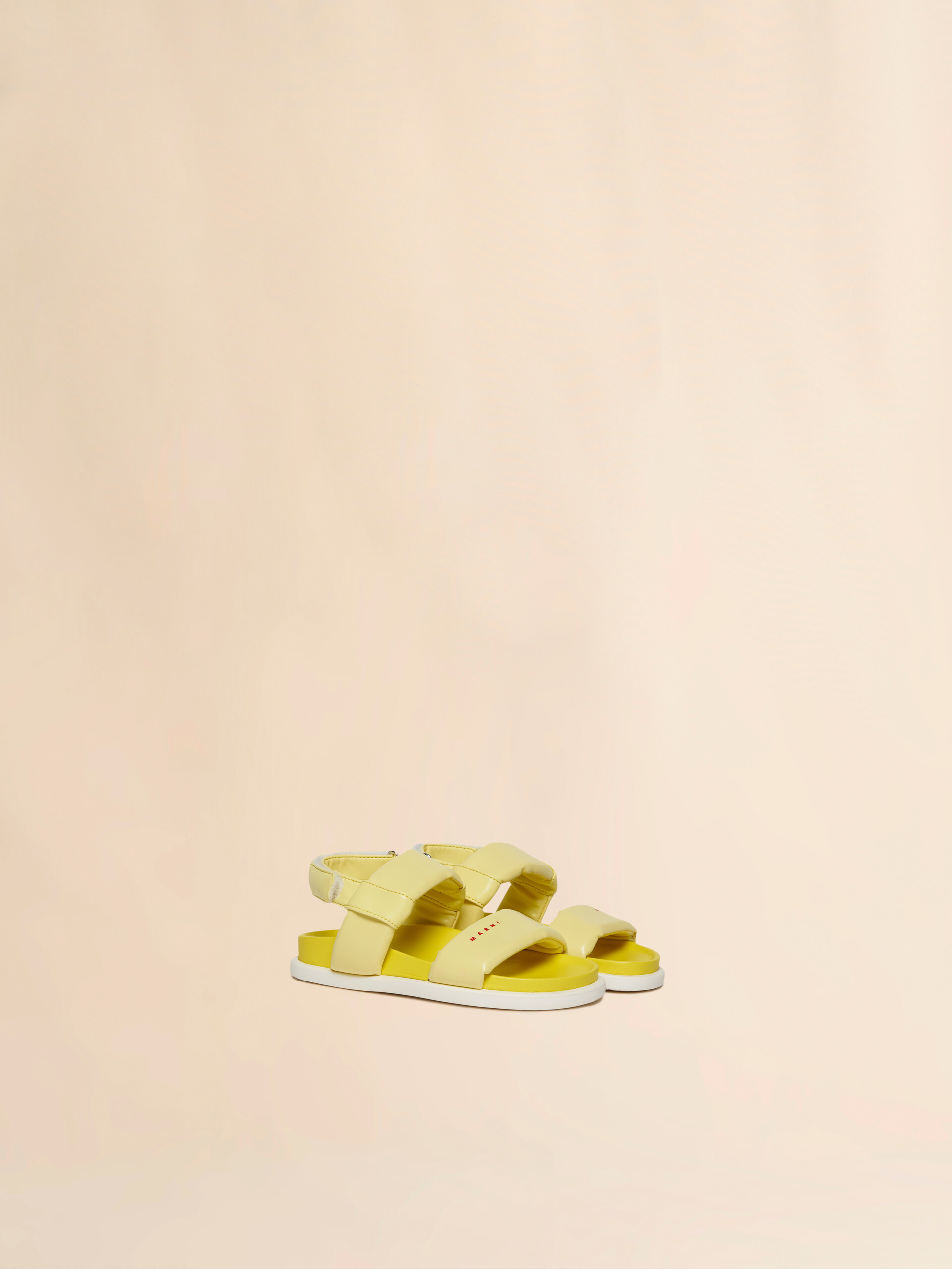 Fussbett slingback in tessuto spalmato giallo - Sneakers - Image 2