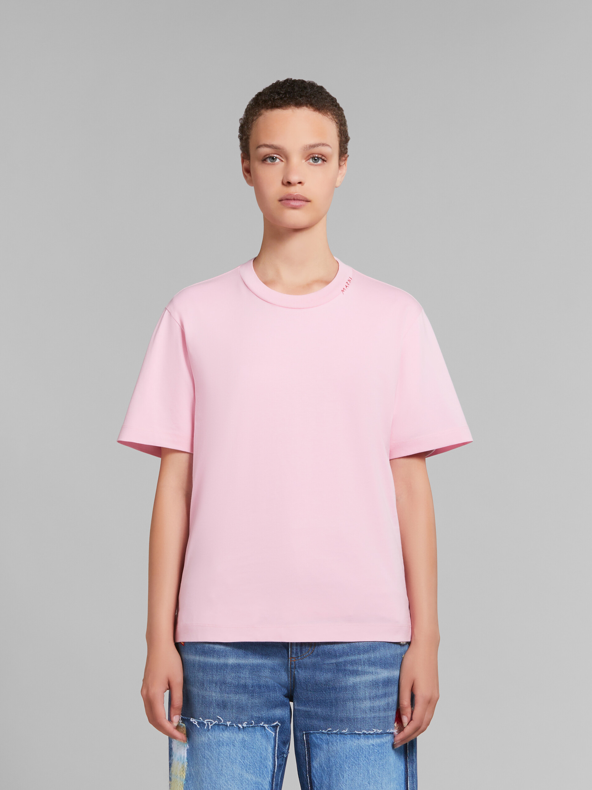 Set of 3 multicolour organic cotton T-shirts | Marni