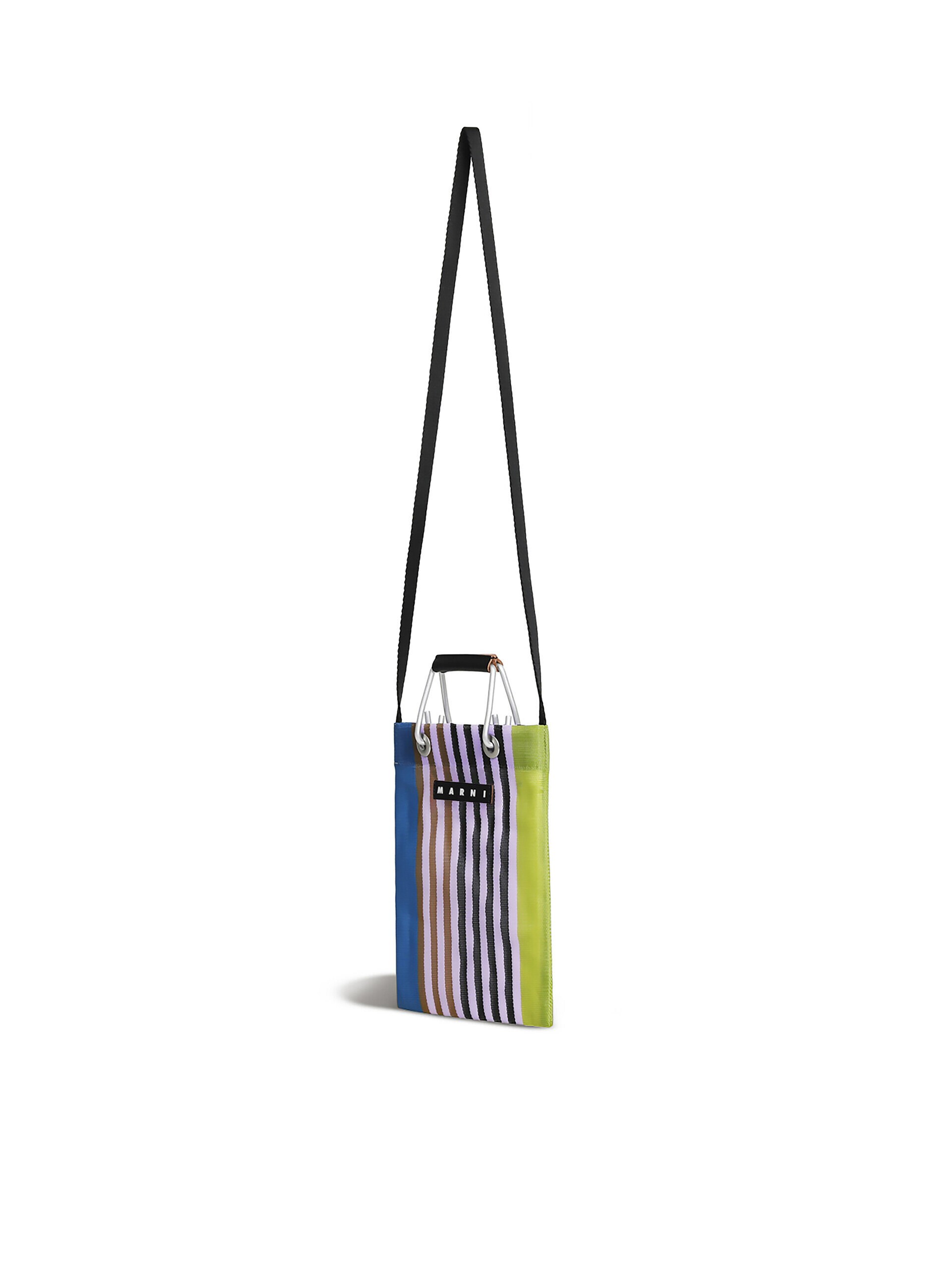 パープル MARNI MARKET STRIPE MINI SHOULDER BAG | Marni