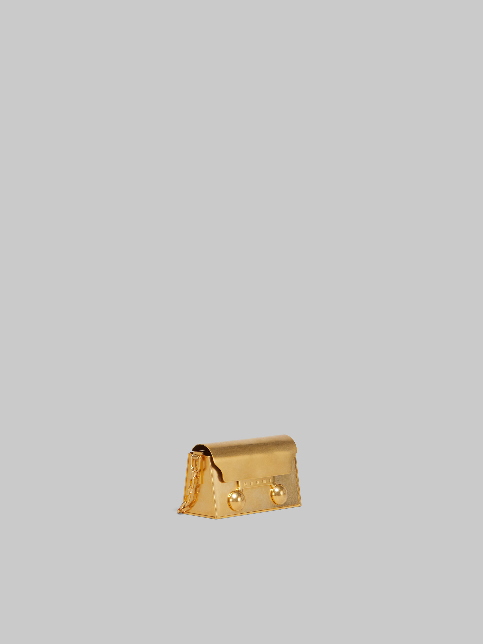 Borsa a mano Trunkaroo Nano in ottone color oro - Borse a spalla - Image 6