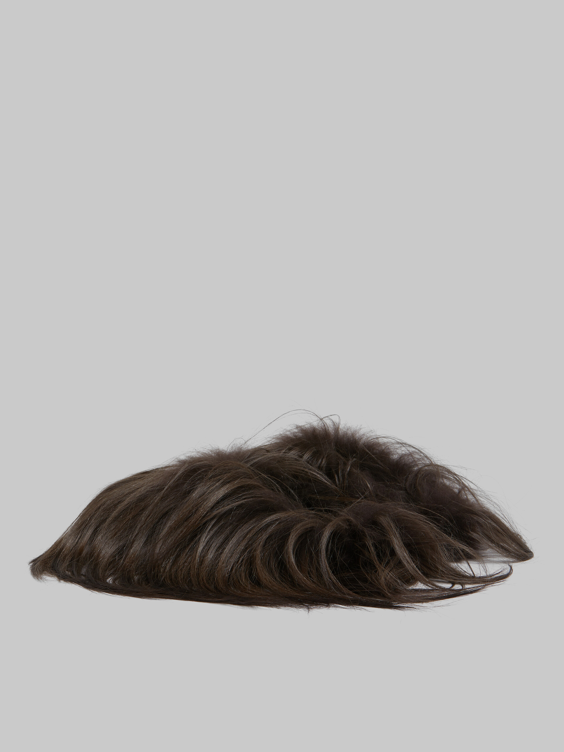 Fussbett sabot in Kidassia a pelo lungo marrone - Zoccoli - Image 3