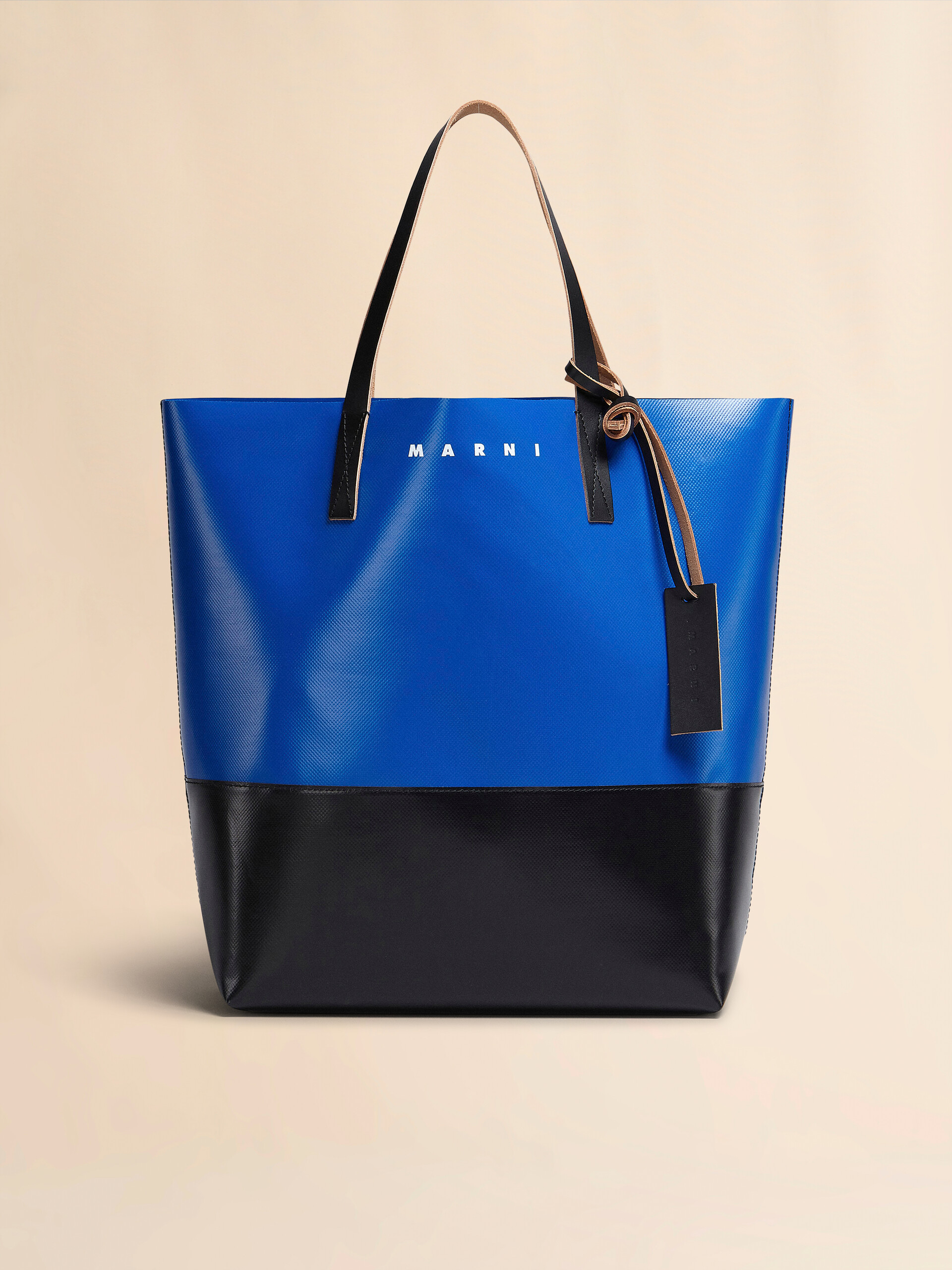 Borsa shopping Tribeca in blu e nero - Borse shopping - Image 1