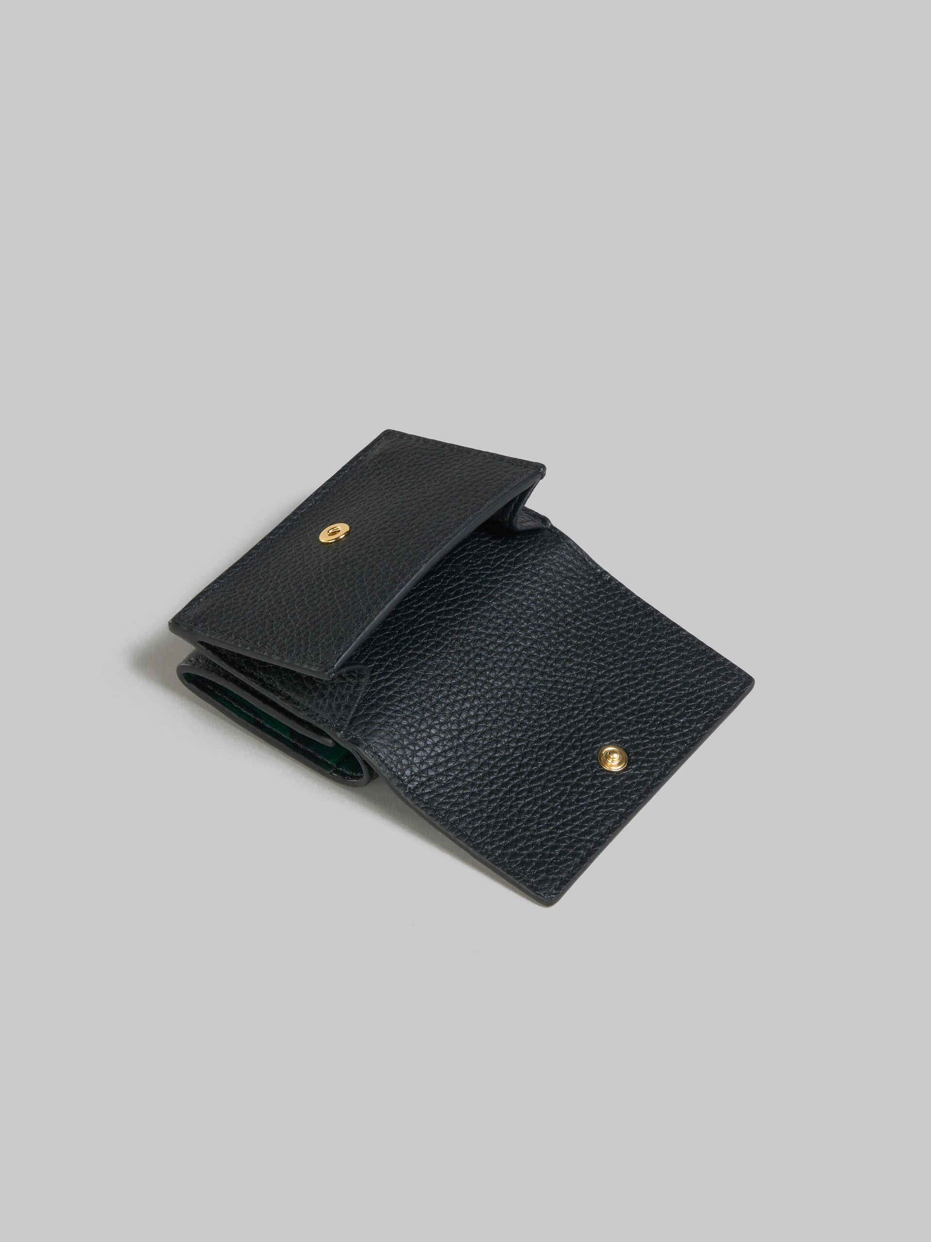 Venice Trifold with Coin Pocket Black