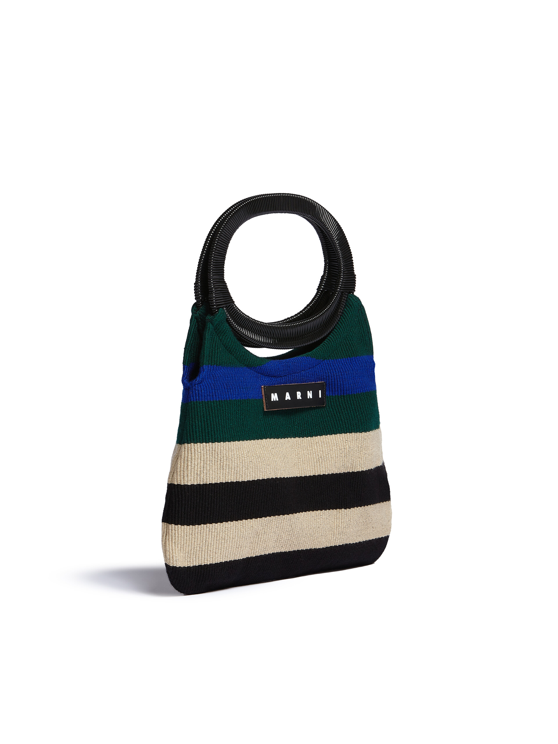 グリーンブラック MARNI MARKET BOAT BAG | Marni