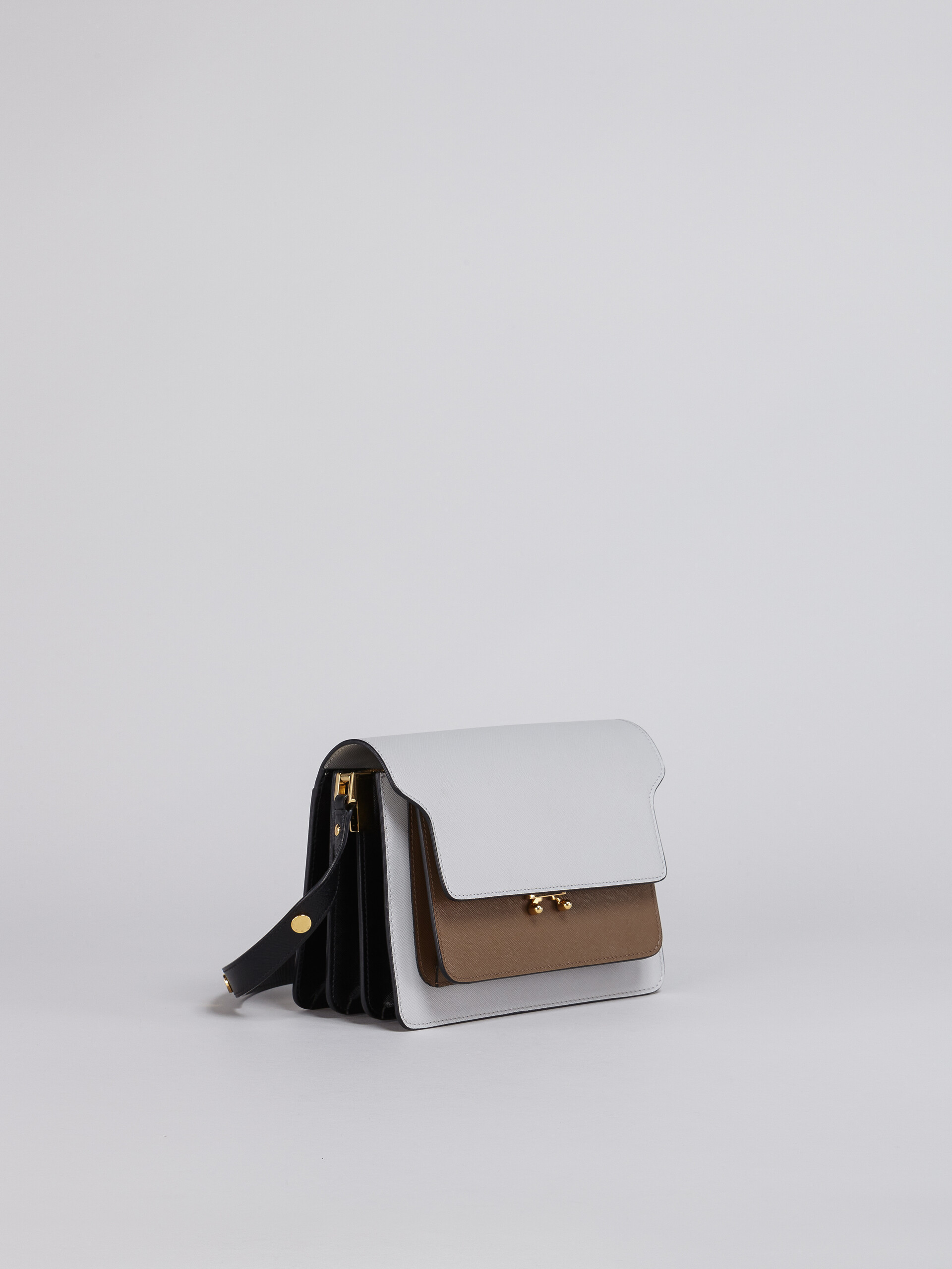 Trunk leather mini bag Marni Brown in Leather - 35445020