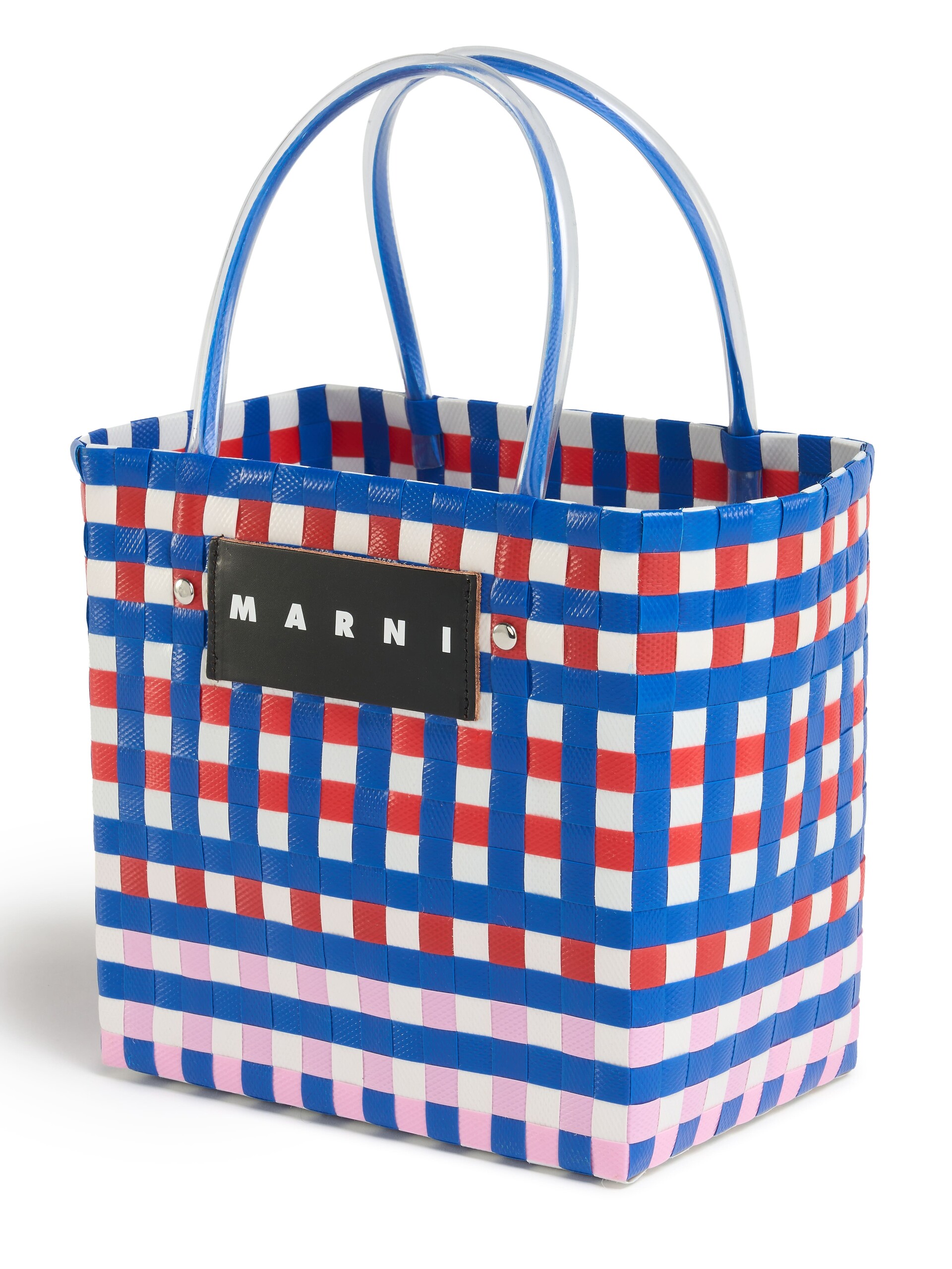 8,385円【新品未使用】MARNI マルニマーケットマルチカラーブルー　ターコイズ　バッグ