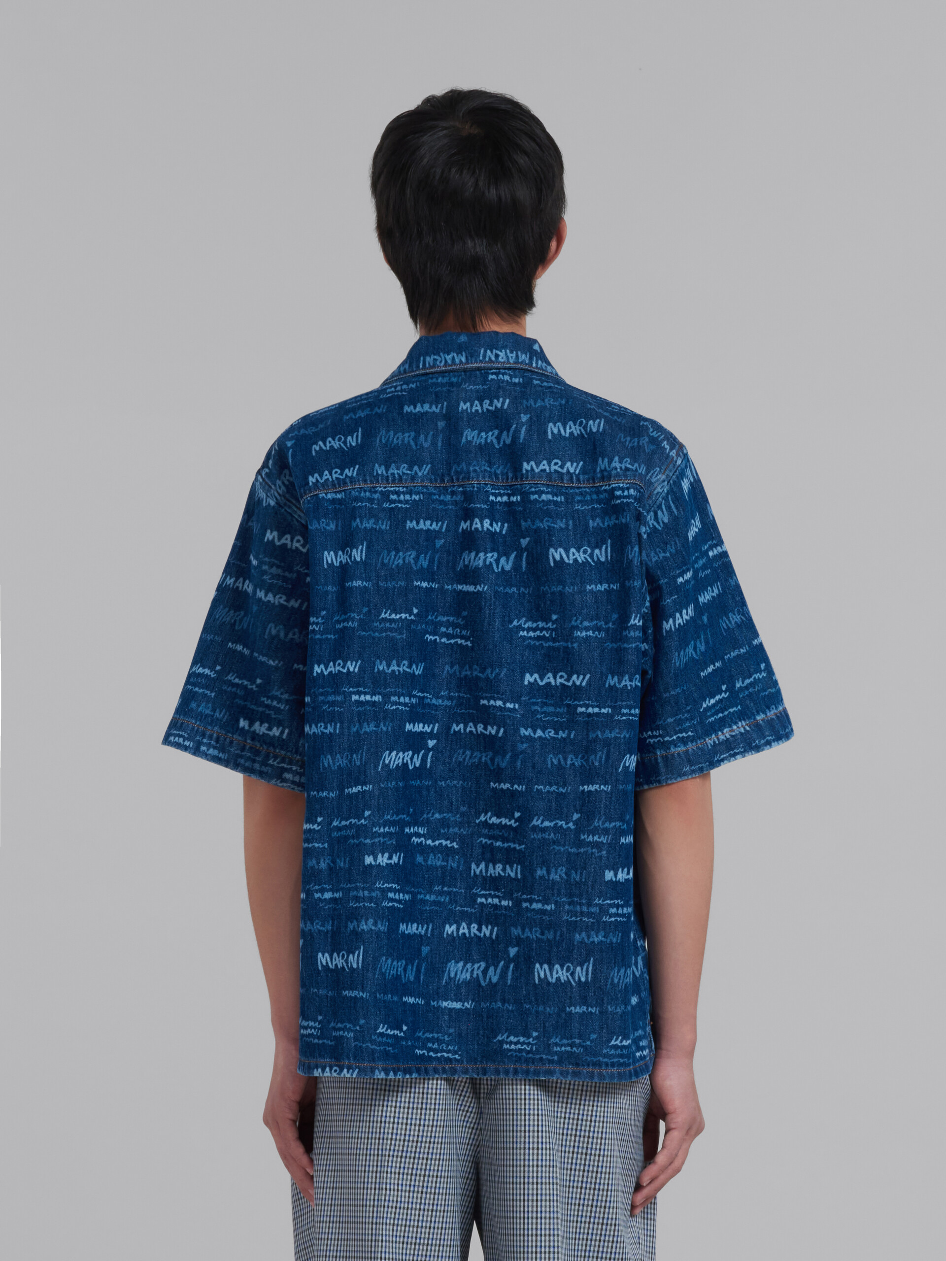 23SS MARNI マルニ PRINT DENIM SHIRTS デニムシャツ | gulatilaw.com