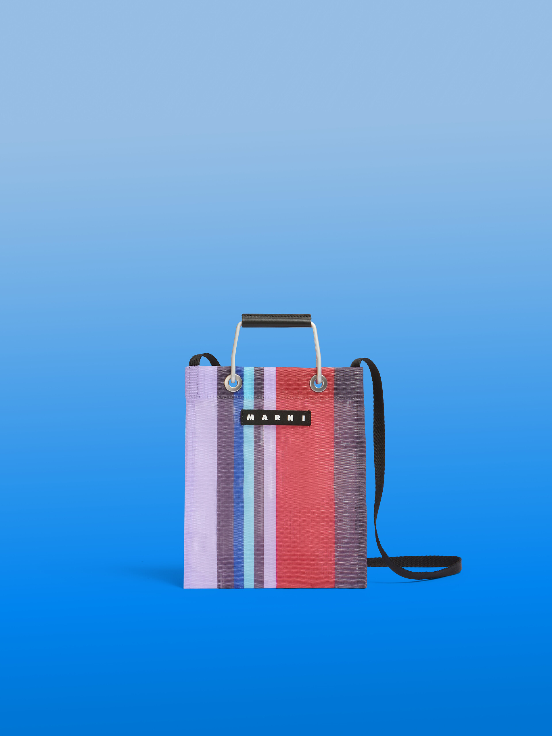 ローズソルベ MARNI MARKET STRIPE MINI SHOULDER BAG | Marni