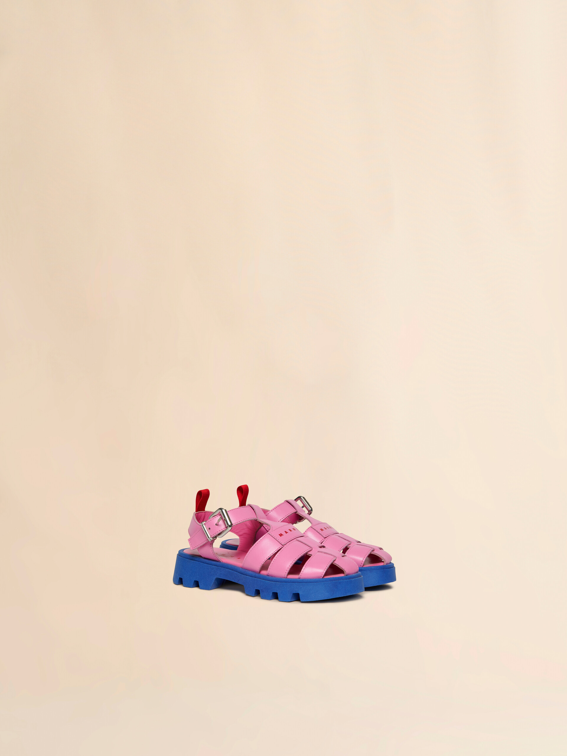 Sandalo pescatore in pelle rosa - Sneakers - Image 2