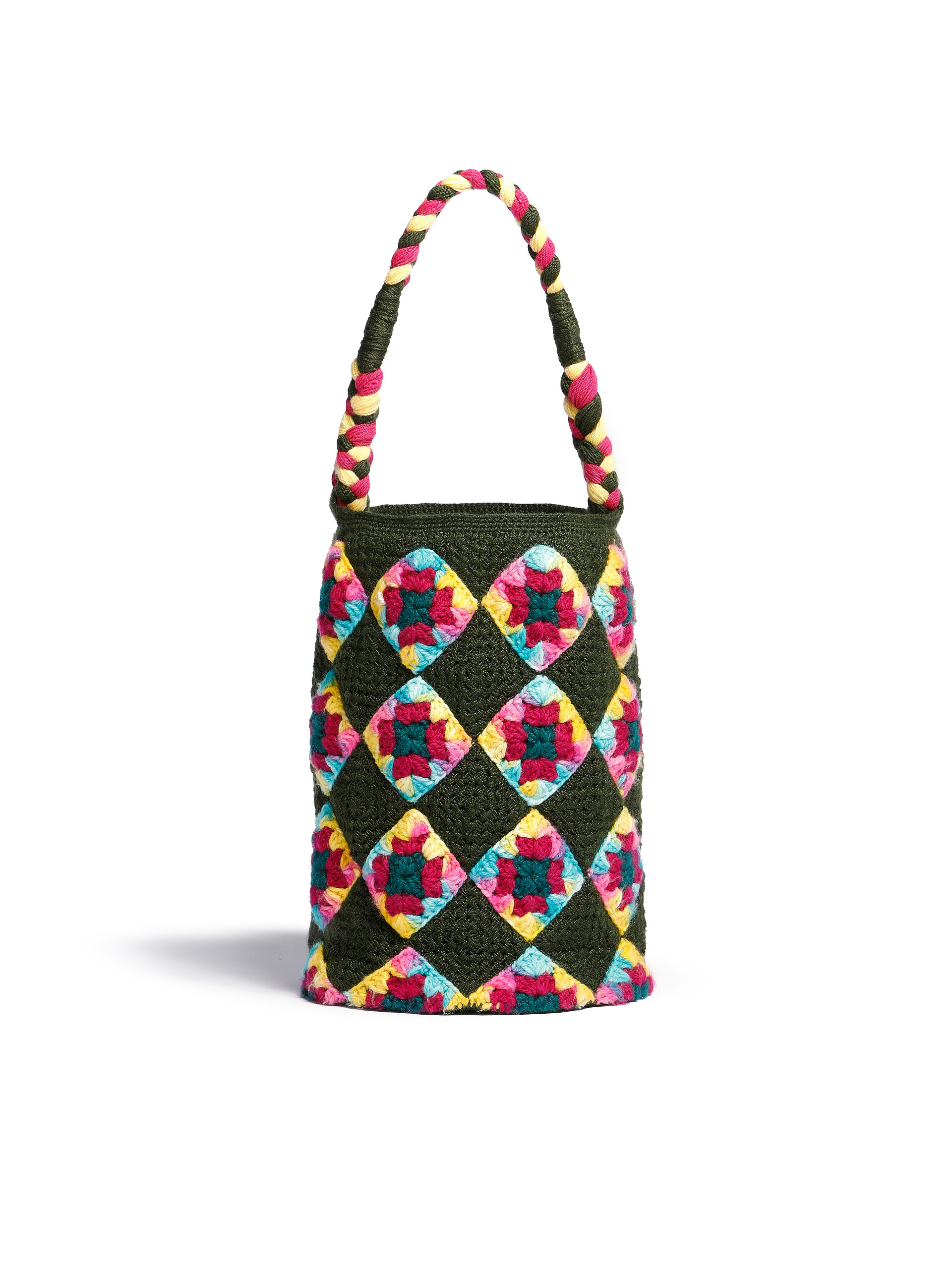 MARNI MARKET HAMMOCK BAG in multicolor crochet
