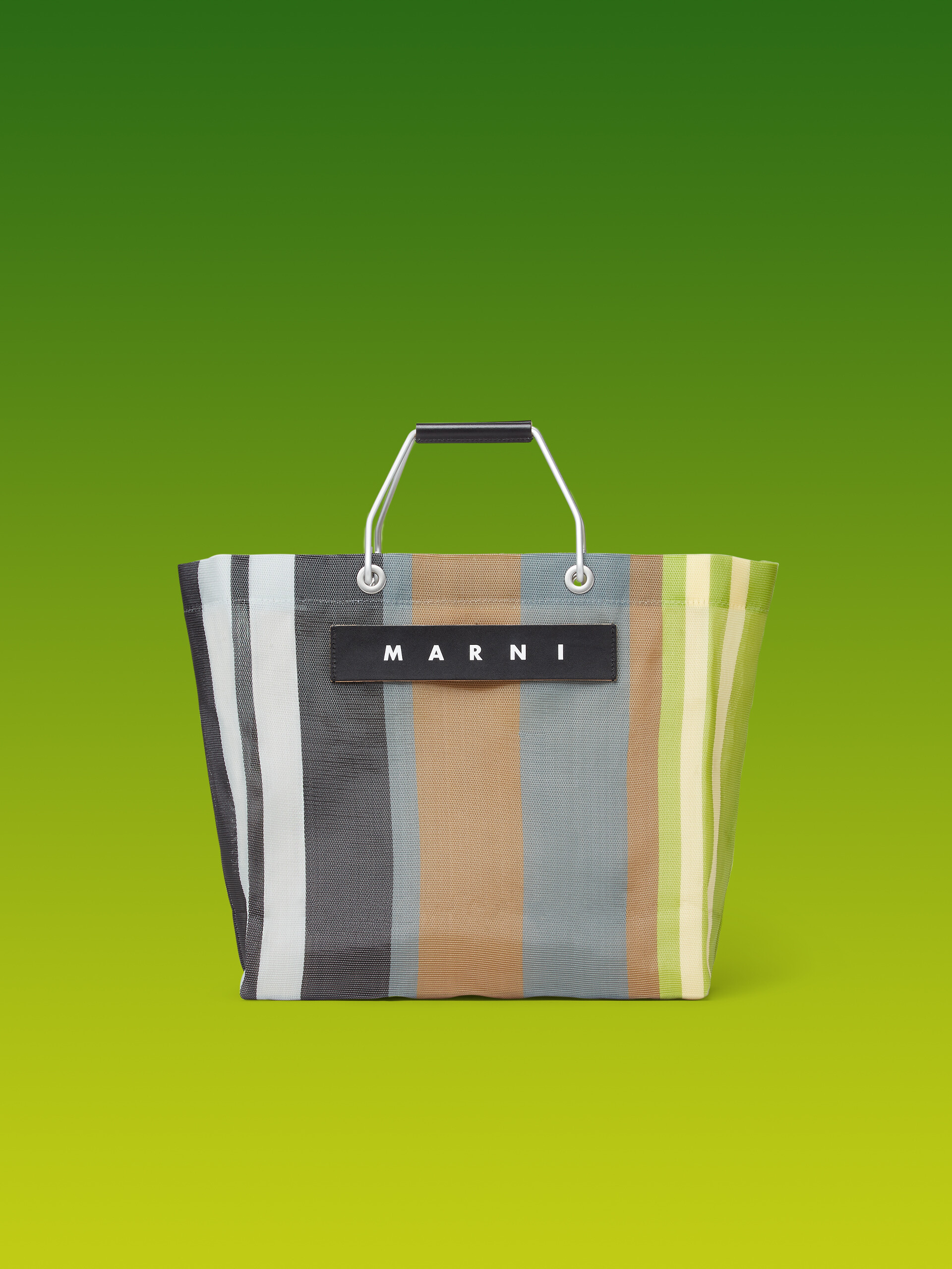MARNI MARKET】Stripe Shopping Tote Bag 売り出し価格 digiescola.com.br