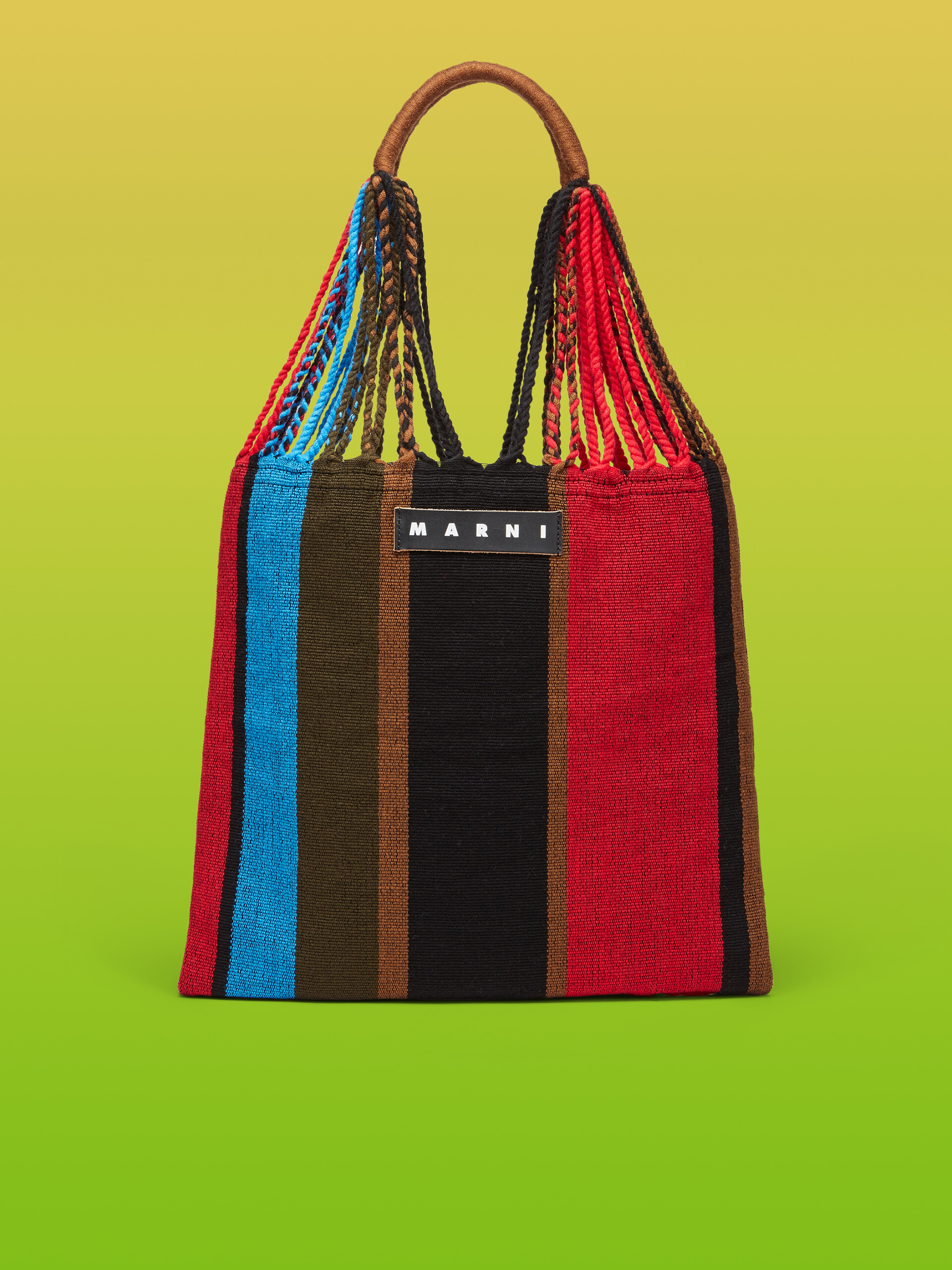 MARNI MARKET HAMMOCK bag in multicolor crochet | Marni