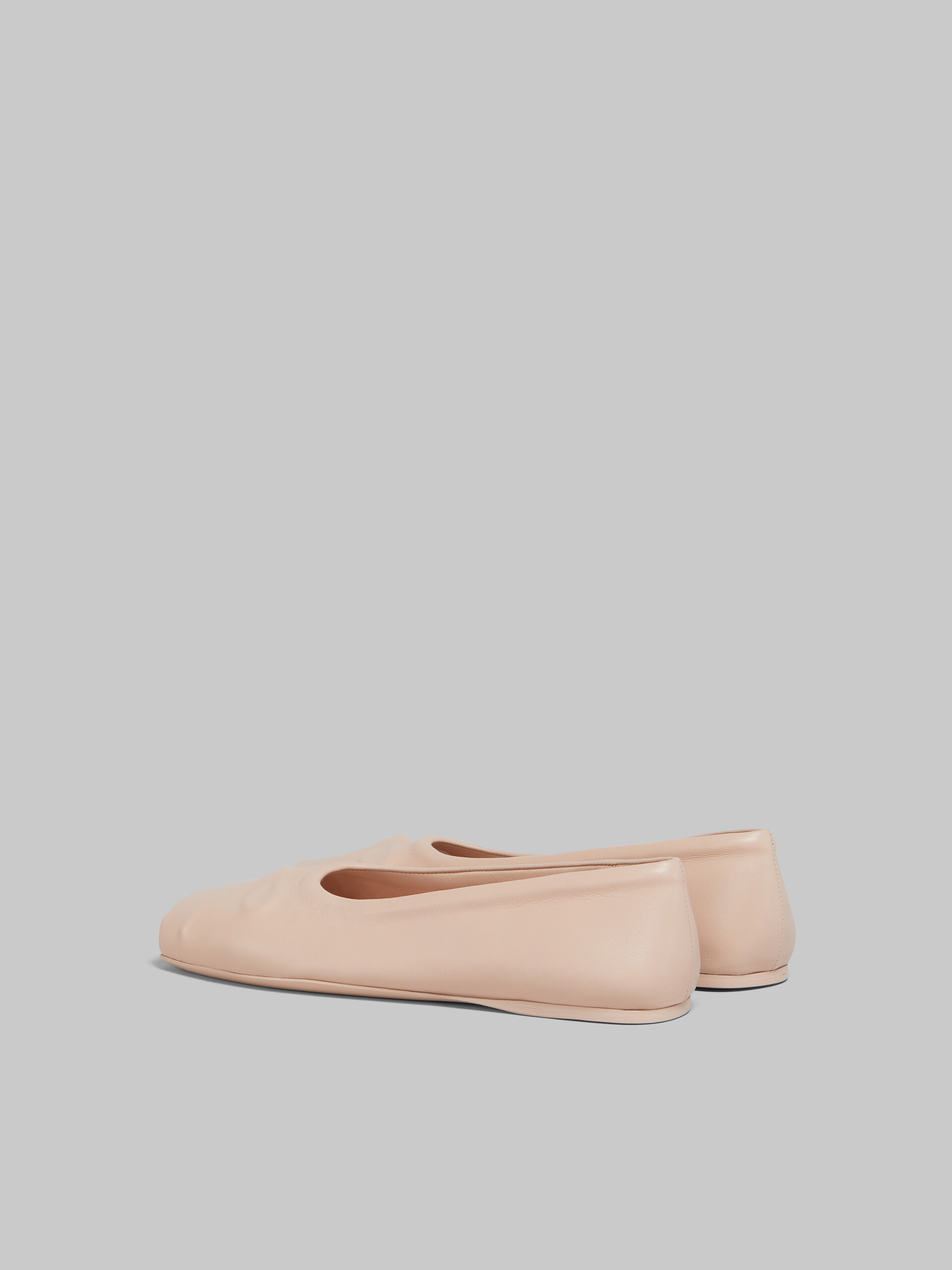 Ballerine Little Bow in nappa rosa - Ballerine - Image 3